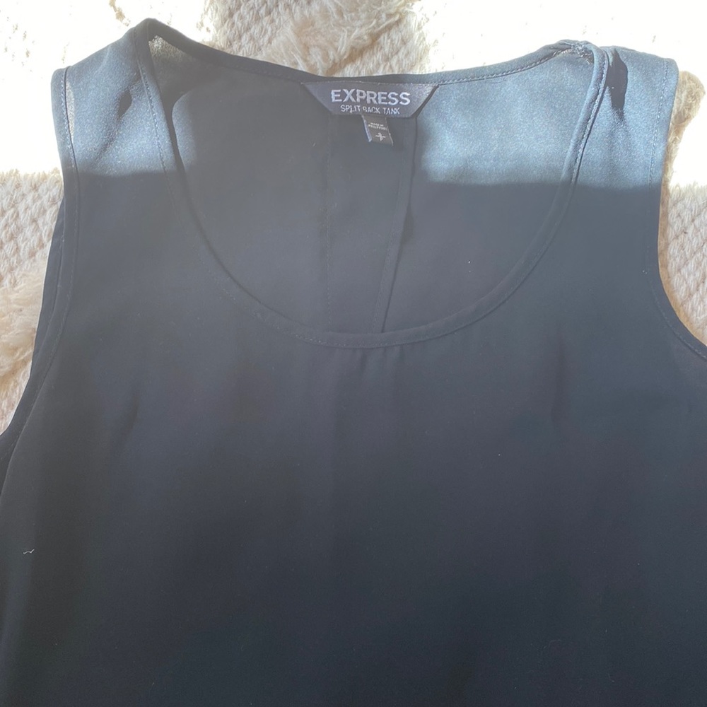 Black Express tank top